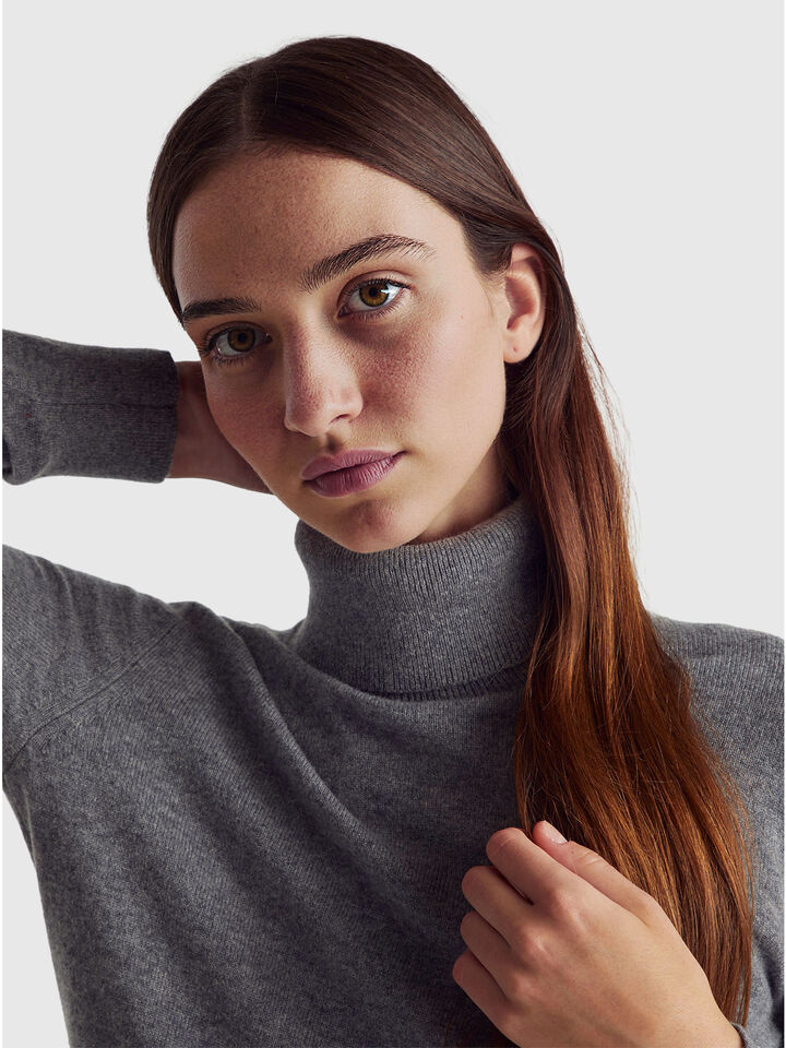 TURTLE NECK SWEATER Women image number 4